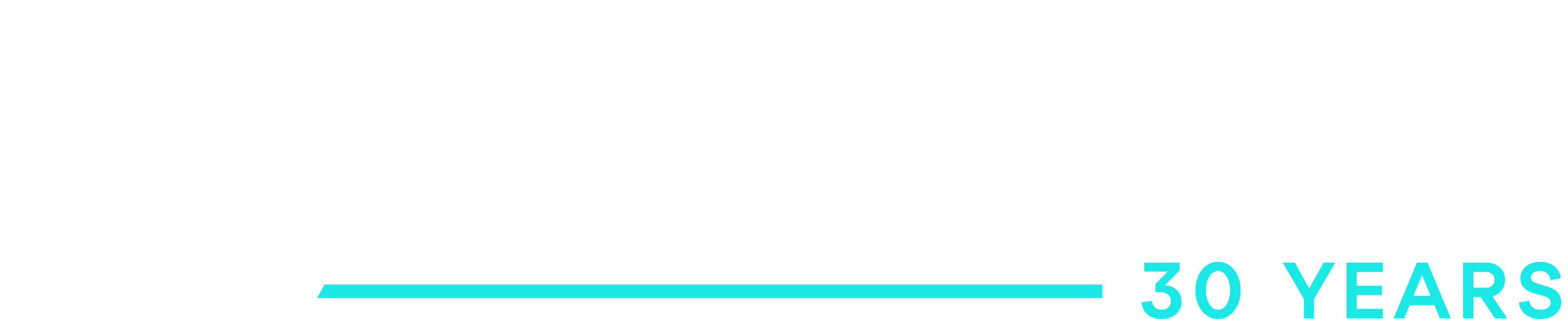 Cyberlink 30 Years (White and Turquoise)